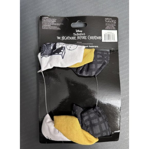 Disney Nightmare Before Christmas Hair Wrap Headband Set Neon Tuesday - Picture 2 of 5